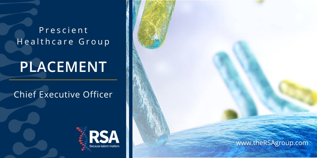 Placement Prescient Healthcare Group appoints Jason McKenna as CEO